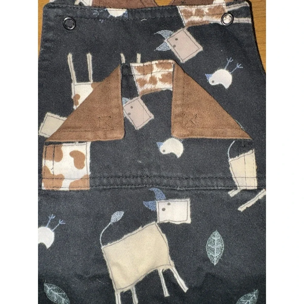 Natalys Paris Cow Theme Dress 18 Months‎ 100% Cotton Cows & Birds